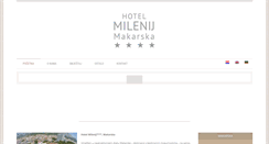 Desktop Screenshot of hotel-milenij.com